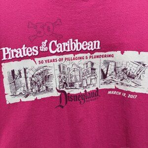 Disney Pirates Of The Caribbean T-Shirt / Shirt (free ship) Limited Ed. XL